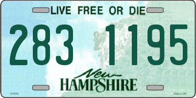 NH license plate 2831195
