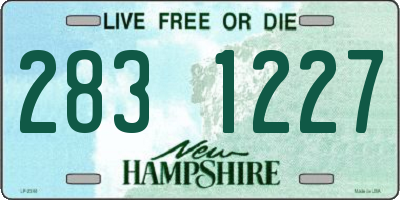 NH license plate 2831227