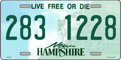 NH license plate 2831228