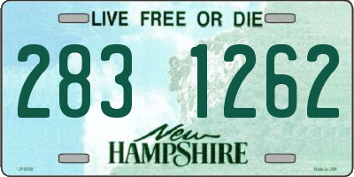 NH license plate 2831262