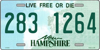 NH license plate 2831264
