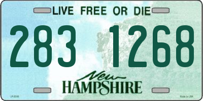 NH license plate 2831268