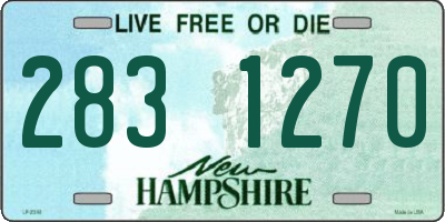 NH license plate 2831270
