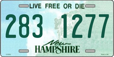 NH license plate 2831277