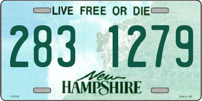 NH license plate 2831279