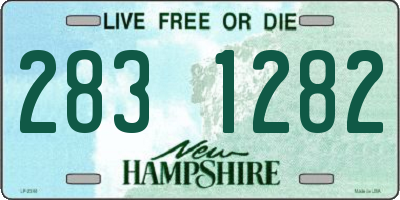 NH license plate 2831282
