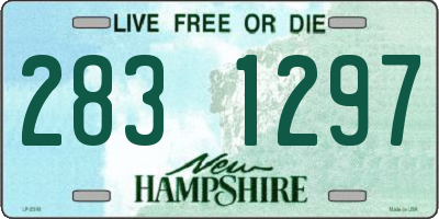 NH license plate 2831297