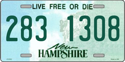 NH license plate 2831308