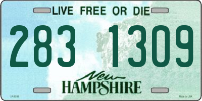 NH license plate 2831309
