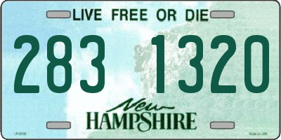 NH license plate 2831320