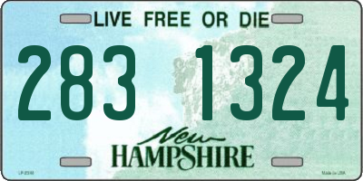NH license plate 2831324
