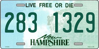 NH license plate 2831329