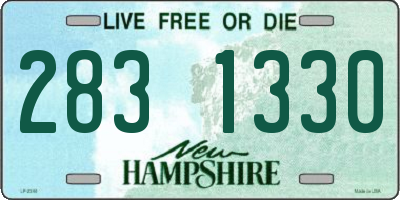 NH license plate 2831330
