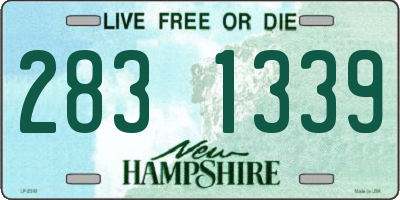 NH license plate 2831339