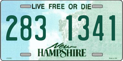 NH license plate 2831341