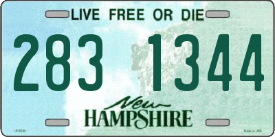 NH license plate 2831344