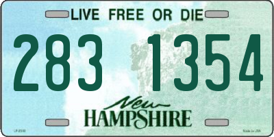 NH license plate 2831354
