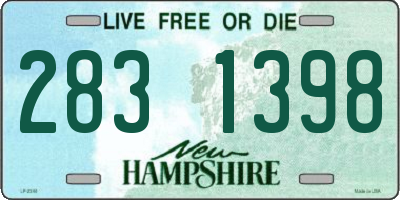NH license plate 2831398