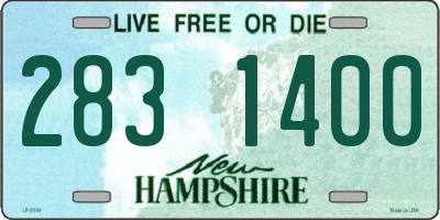 NH license plate 2831400