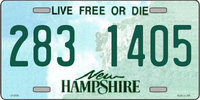 NH license plate 2831405