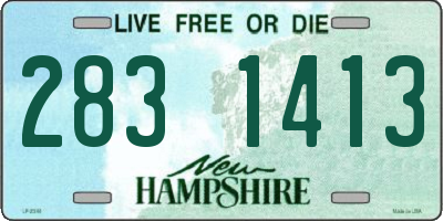 NH license plate 2831413