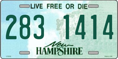 NH license plate 2831414