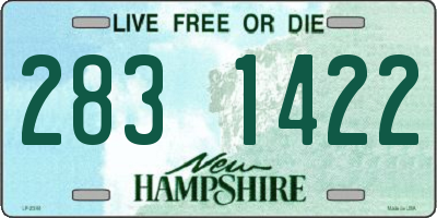 NH license plate 2831422