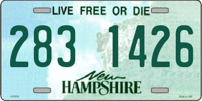 NH license plate 2831426