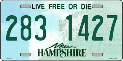 NH license plate 2831427