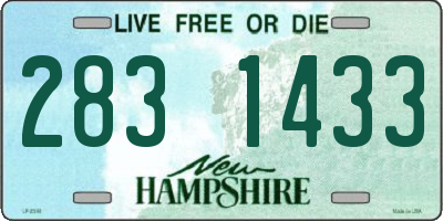 NH license plate 2831433