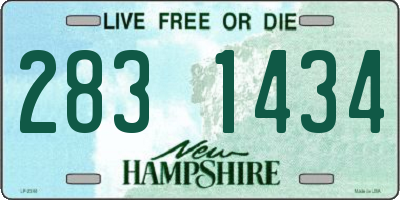 NH license plate 2831434