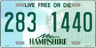 NH license plate 2831440
