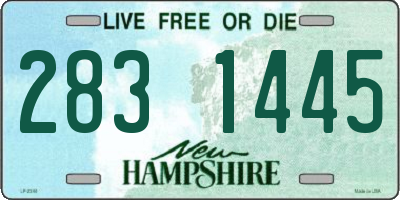 NH license plate 2831445