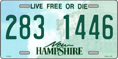 NH license plate 2831446