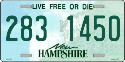 NH license plate 2831450
