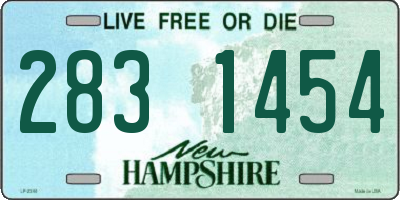NH license plate 2831454