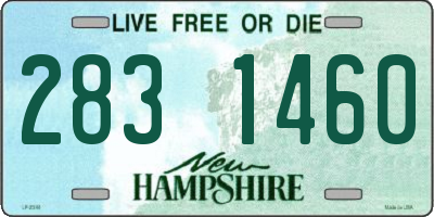 NH license plate 2831460