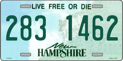 NH license plate 2831462
