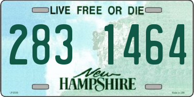 NH license plate 2831464