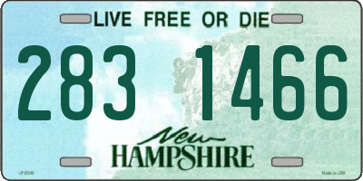 NH license plate 2831466