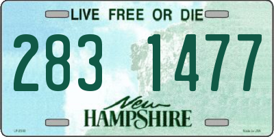 NH license plate 2831477