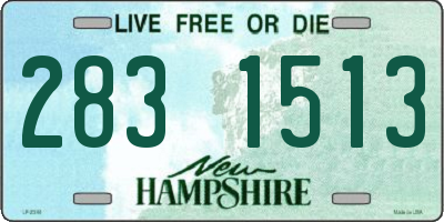 NH license plate 2831513