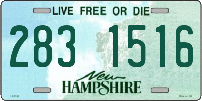 NH license plate 2831516