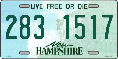 NH license plate 2831517