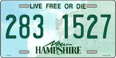 NH license plate 2831527