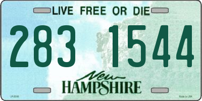 NH license plate 2831544