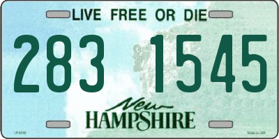 NH license plate 2831545