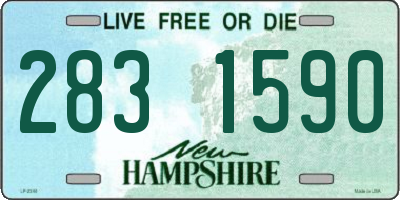 NH license plate 2831590