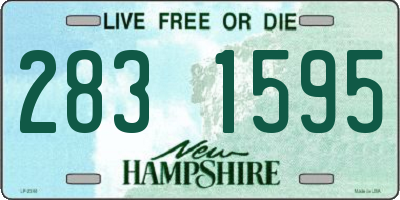 NH license plate 2831595