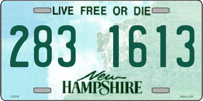 NH license plate 2831613